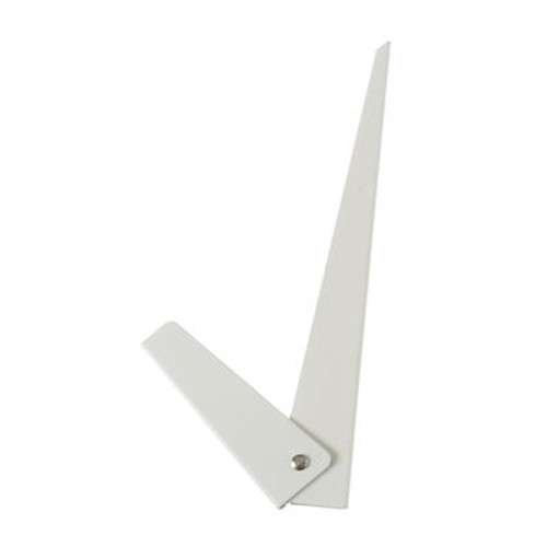 11 Inch X5 Inch  White Folding Shelf Bracket