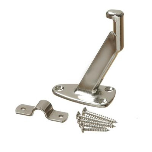 Long Bright Nickel Handrail Bracket