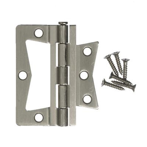 3 Inch  Satin Nickel Non Mortise Hinge