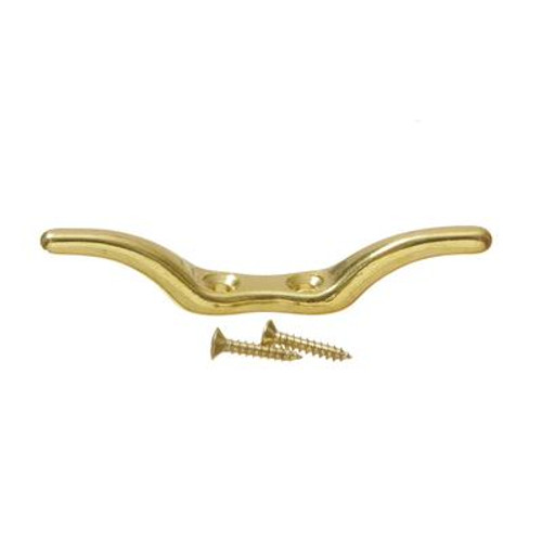 3-1/2 Inch  Solid Brass Rope Cleat