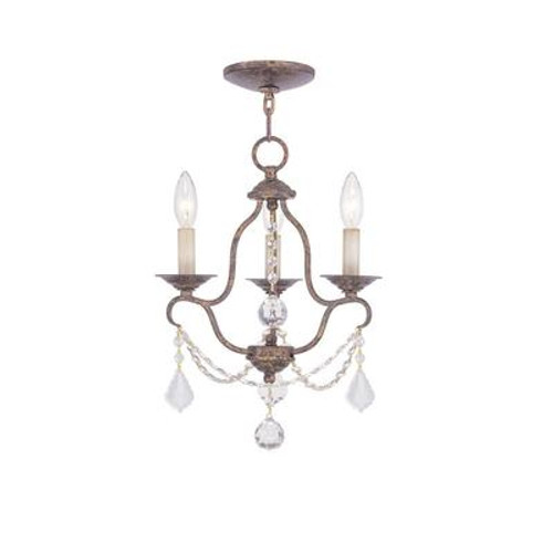 Providence 3 Light Venetian Gold Incandescent Chandelier