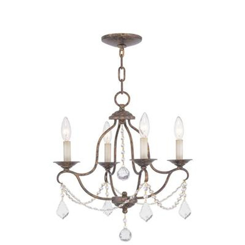 Providence 4 Light Venetian Gold Incandescent Chandelier