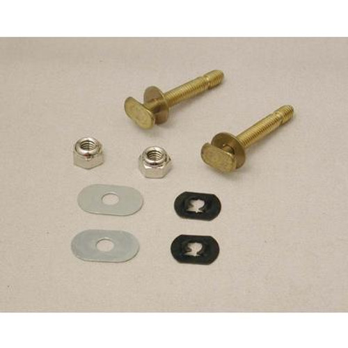 EZ Snap Toilet Floor Bolt Set  - Solid Brass