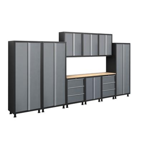 Bold Series 10 Piece Welded Cabinet Grey