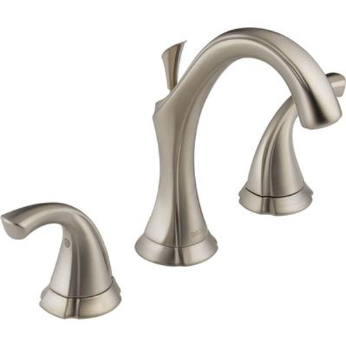 Addison 8 Inch Widespread 2-Handle High-Arc Bathroom Faucet in Stainless