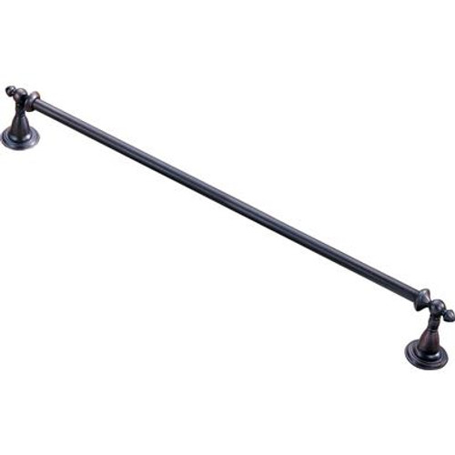 24 Inch Towel Bar in Victorian Rubbed Bronze