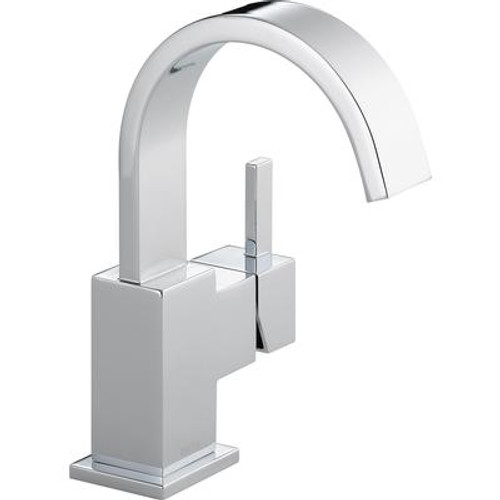 Vero Single Hole 1-Handle High-Arc Bathroom Faucet in Chrome