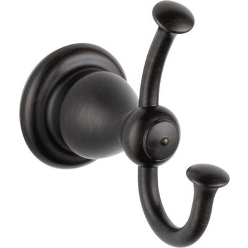 Leland Double Robe Hook in Venetian Bronze