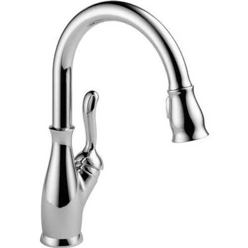 Leland Integrated Single-Handle Pull-Down Sprayer Kitchen Faucet in Chrome with MagnaTite Docking