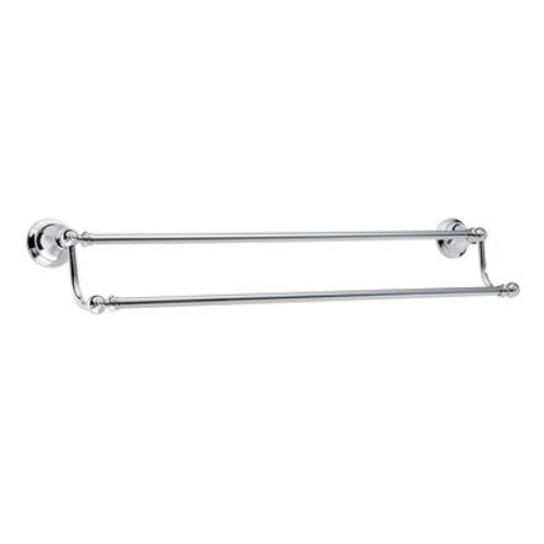 Catalina 24 inch Double Towel Bar in Polished Chrome