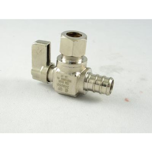 PEX x Comp. Angled Mini Valve