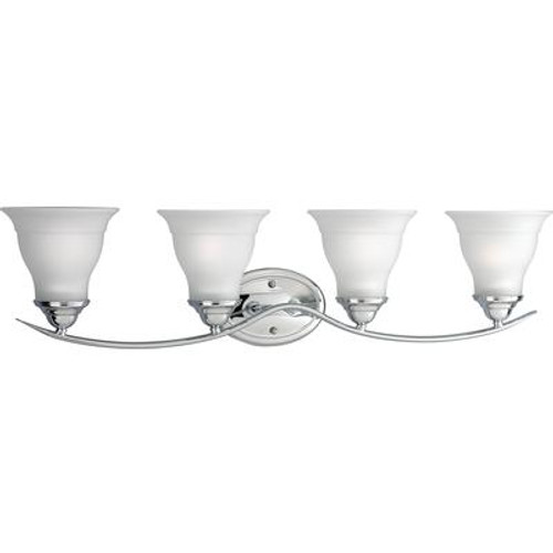 Trinity Collection Chrome 4-light Wall Bracket