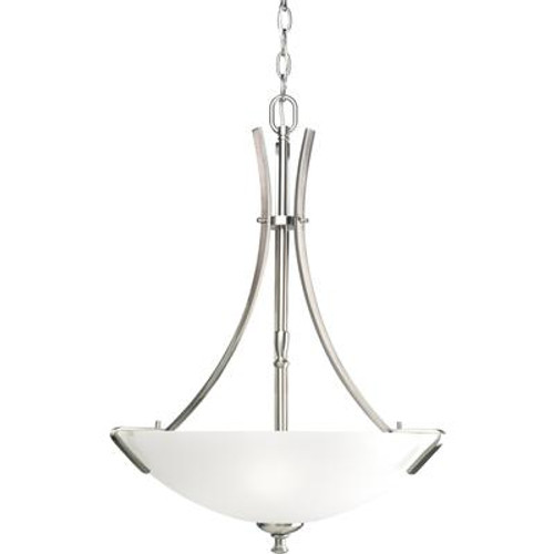 Wisten Collection Brushed Nickel 3-light Foyer Pendant