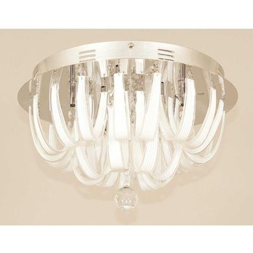 7 Light Halogen Flush Mount