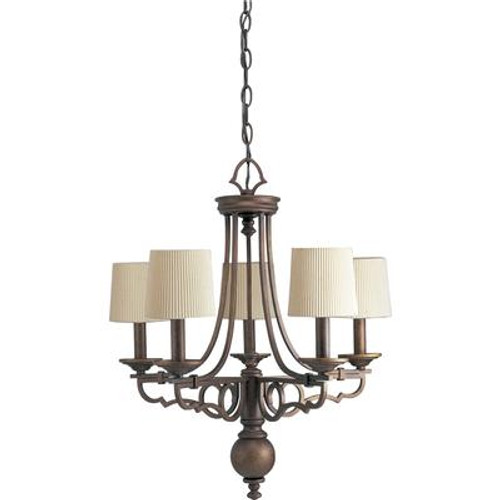 Meeting Street Collection Roasted Java 5-light Chandelier