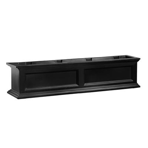 4 Ft. Fairfield Window Box in Black