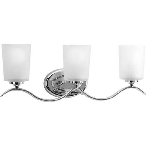 Inspire Collection 3 Light Chrome Bath Light