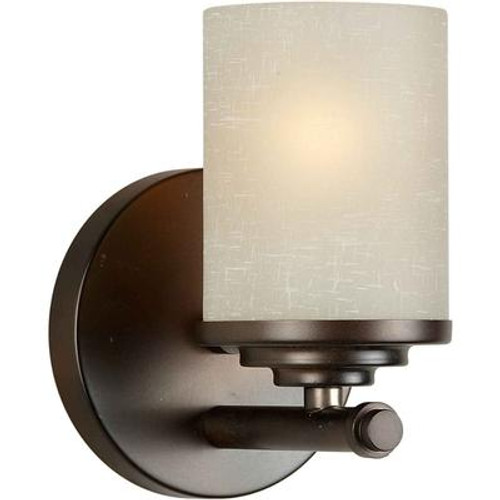 Burton 1 Light Wall Antique Bronze  Incandescent Bath Vanity