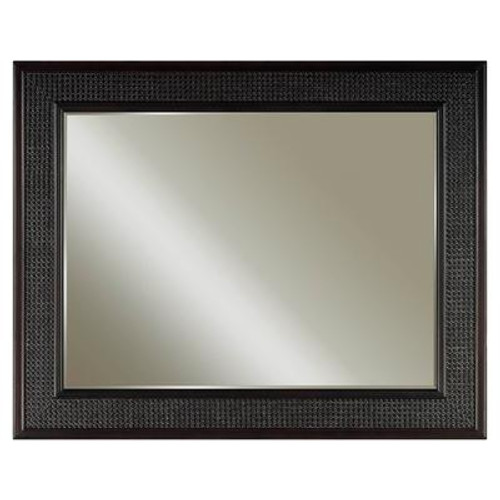 London 36 Inches L x 48 Inches W Wall Mirror in Espresso (Faucet not included)