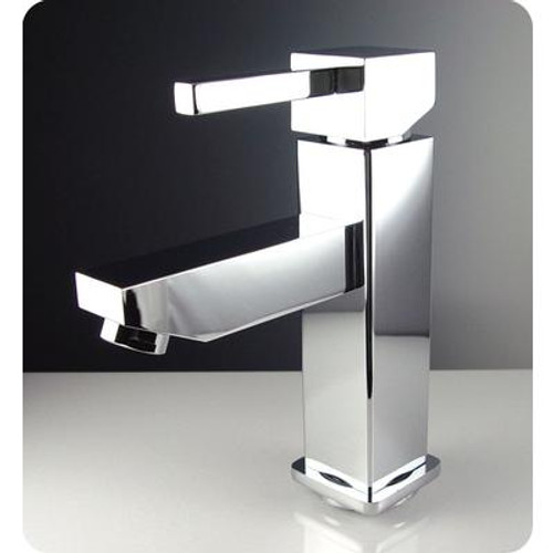 Bevera Single Hole Mount Bathroom Vanity Faucet - Chrome