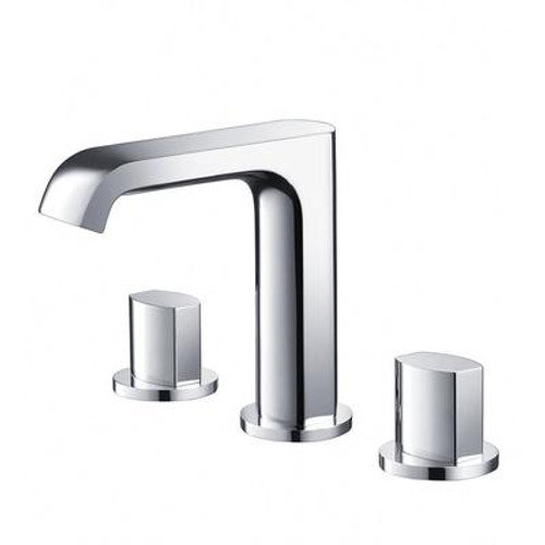 Tusciano Widespread Mount Bathroom Vanity Faucet - Chrome