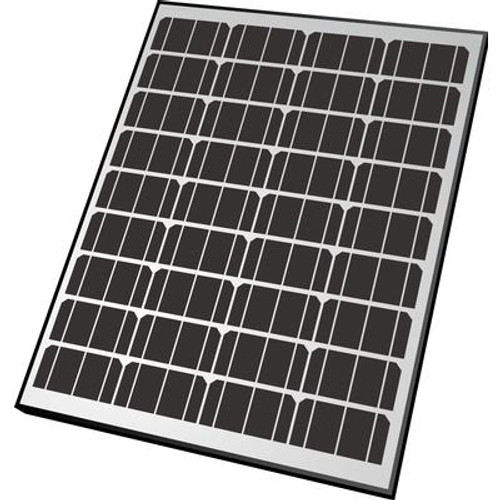 65-Watt Monocrystalline Solar Panel For 12-Volt Charging
