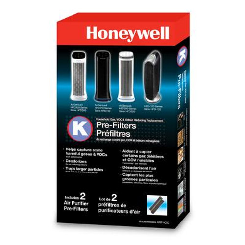 Household Odor & Gas Reducing Pre-Filter 2PK