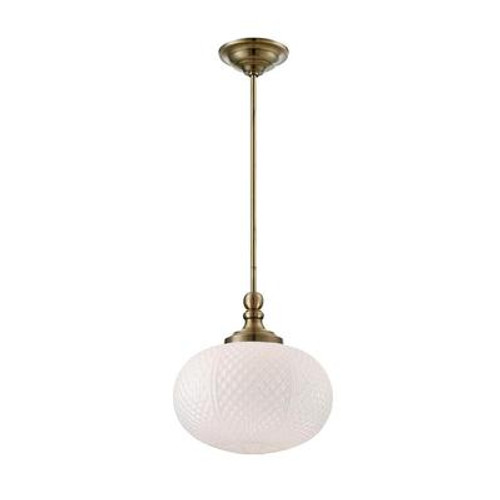 Aspetto Collection 1 Light Antique Brass Pendant