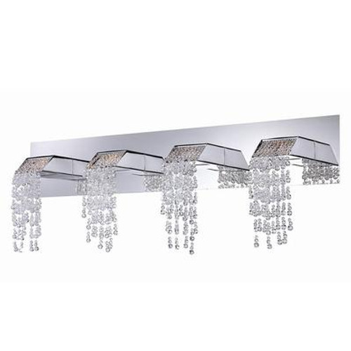 Fonte Collection 4 Light Chrome Bathbar