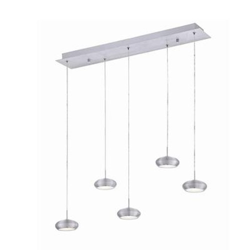 Venti Collection 5 Light Aluminum LED Linear Pendant