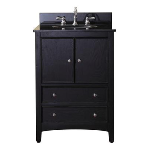 Westwood 24 Inch Vanity in Dark Ebony Finish (Faucet not included)