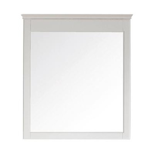 Windsor 24 Inch Mirror in White Finish