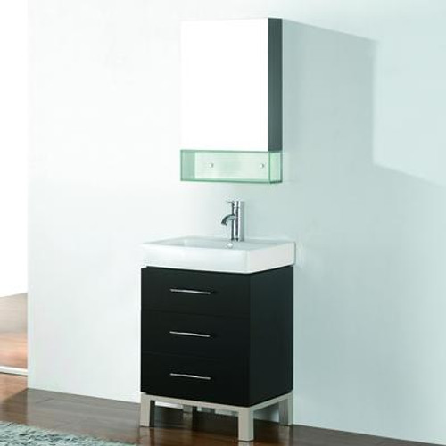 Ginza 22 Chai Vanity Ensemble with Mirror and Faucet