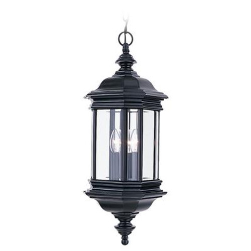 3 Light Black Incandescent Outdoor Pendant