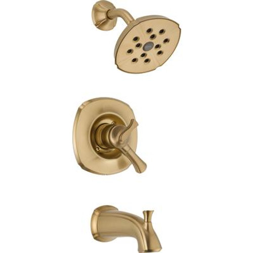 Addison Single Handle 1-Spray Tub and Shower Faucet Trim in Champage Bronze featuring H2Okinetic (Valve not included)