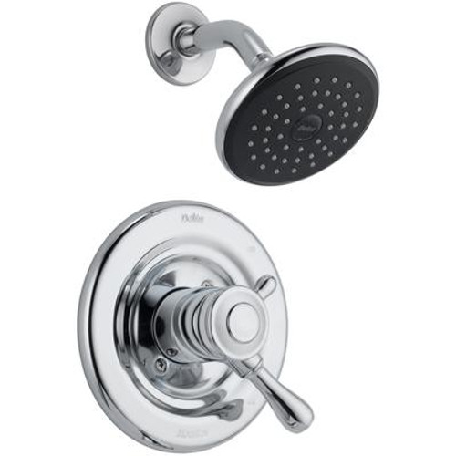 Leland 1-Handle 1-Spray Shower Trim in Chrome (Valve not included)