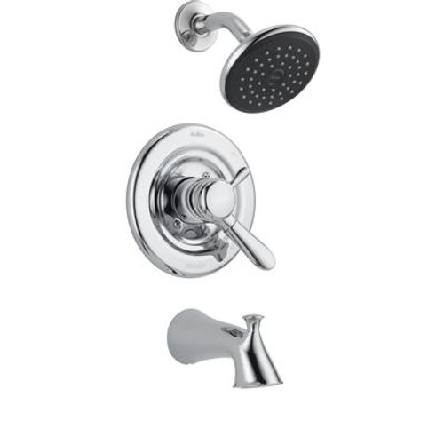 Lahara Tub and Shower Faucet Trim Only in Chrome (Valve not included)