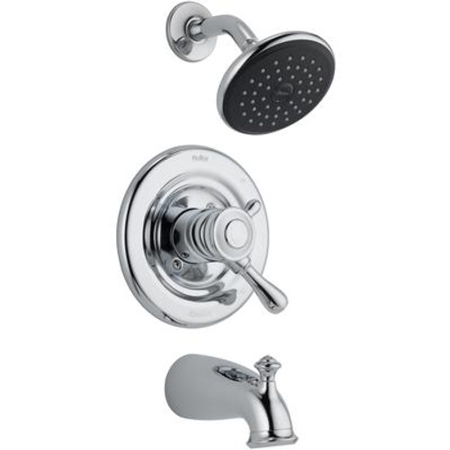 Leland Single Handle 1-Spray Tub and Shower Faucet Trim in Chrome (Valve not included)