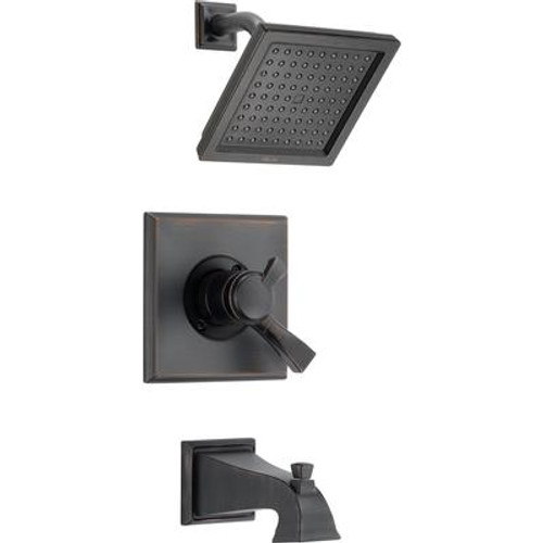 Dryden Single Handle 1-Spray Tub and Shower Faucet Trim in Venetian Bronze (Valve not included)