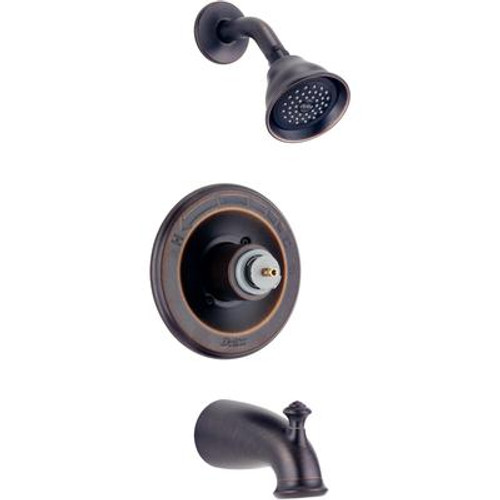 Leland 1-Handle Pressure-Balance Tub/Shower Trim Kit Only in Venetian Bronze (Valve and Handles Not Included)