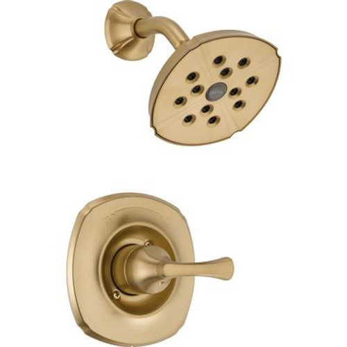 Addison Single-Handle 1-Spray Shower Faucet in Champagne Bronze Trim Kit Only featuring H2Okinetic