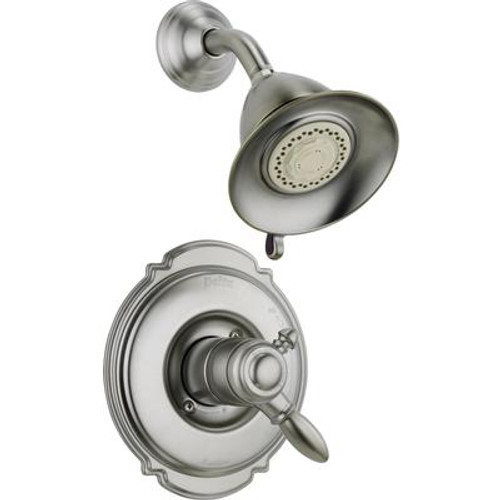 Victorian 1-Handle 3-Spray Shower Only Faucet with Dual Function Cartridge in Stainless (Valve not included)
