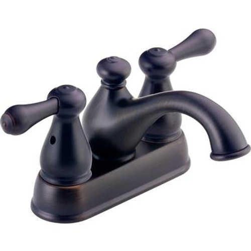 Leland 4 Inch 2-Handle High-Arc Bathroom Faucet in Venetian Bronze