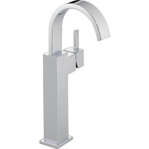 Vero Single-Hole 1-Handle High-Arc Bathroom Faucet in Chrome