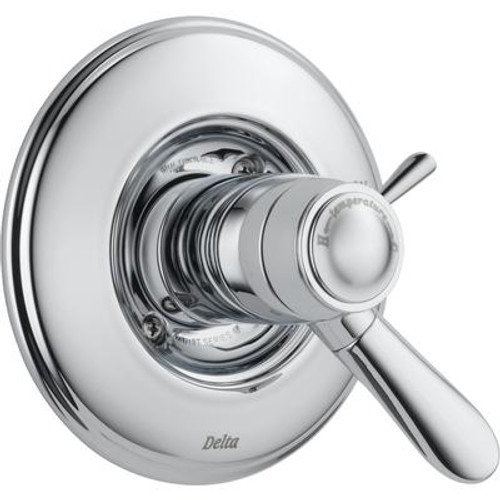Lahara 1-Handle Thermostatic Valve Trim Kit in Chrome (Valve Not Included)