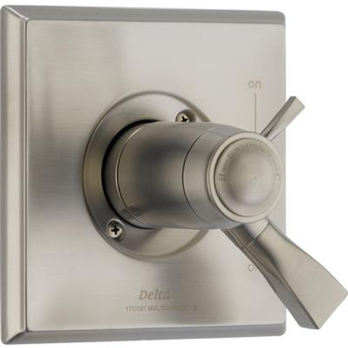 Dryden 1-Handle Thermostatic Diverter Valve Trim Kit in Stainless (Valve Not Included)