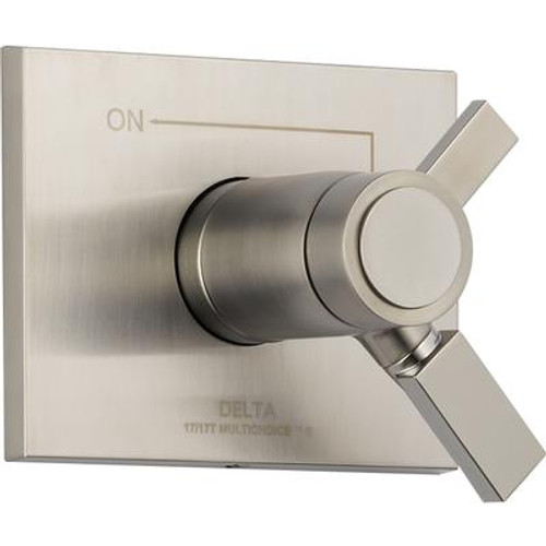 Vero 1-Handle Thermostatic Diverter Valve Trim Kit in Stainless (Valve Not Included)