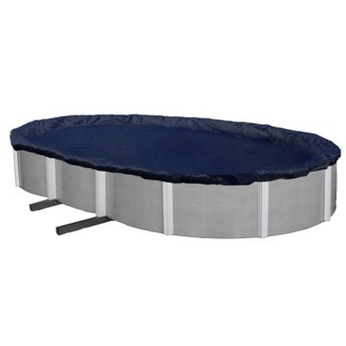 8-Year 18 Feet x 34 Feet Oval Above Ground Pool Winter Cover
