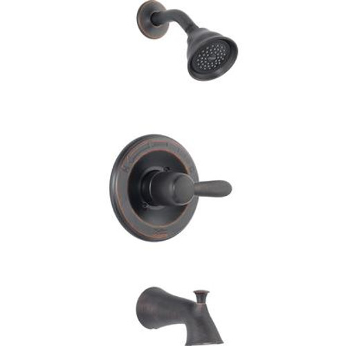 Lahara Tub and Shower Faucet Trim Kit in Venetian Bronze (Valve not included)