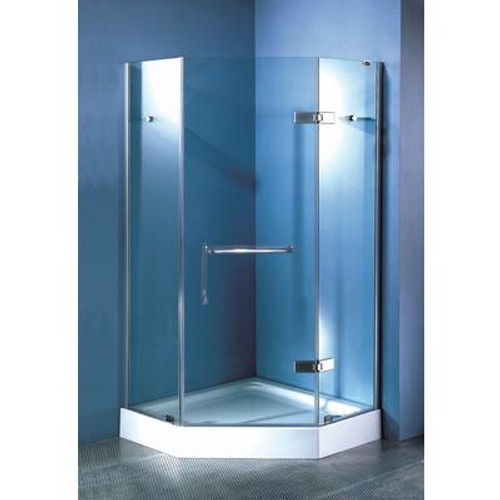 Cavern 40Inchx40Inch  Neo Angle Frameless Door (Base not Included)